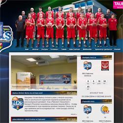 Strona internetowa zespołu Tauron Basket Ligi, MKS Dąbrowa Górnicza